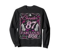 Chapter 87 Fabulous Since 1938 87th Diamond Birthday Queen Sweatshirt