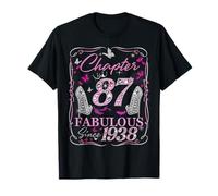 Chapter 87 Fabulous Since 1938 87th Diamond Birthday Queen T-Shirt