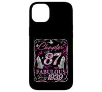 Chapter 87 Fabulous Since 1939 High Heel 87th Birthday Women Case for iPhone 14 Plus