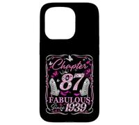 Chapter 87 Fabulous Since 1939 High Heel 87th Birthday Women Case for iPhone 15 Pro