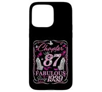 Chapter 87 Fabulous Since 1939 High Heel 87th Birthday Women Case for iPhone 15 Pro Max