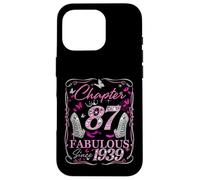 Chapter 87 Fabulous Since 1939 High Heel 87th Birthday Women Case for iPhone 16 Pro