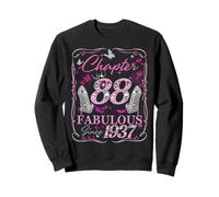 Chapter 88 Fabulous Since 1937 88th Diamond Birthday Queen Sweatshirt