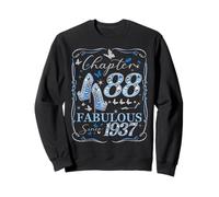 Chapter 88 Fabulous Since 1937 88th Diamond Birthday Queen Sweatshirt