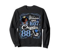 Chapter 88 Fabulous Since 1937 88th Diamond Birthday Queen Sweatshirt