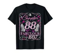 Chapter 88 Fabulous Since 1937 88th Diamond Birthday Queen T-Shirt