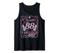 Chapter 88 Fabulous Since 1937 88th Diamond Birthday Queen Tank Top