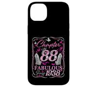 Chapter 88 Fabulous Since 1938 High Heel 88th Birthday Women Case for iPhone 14 Plus