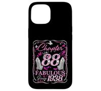 Chapter 88 Fabulous Since 1938 High Heel 88th Birthday Women Case for iPhone 15