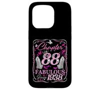 Chapter 88 Fabulous Since 1938 High Heel 88th Birthday Women Case for iPhone 15 Pro