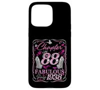 Chapter 88 Fabulous Since 1938 High Heel 88th Birthday Women Case for iPhone 15 Pro Max