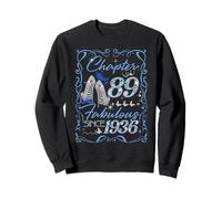 Chapter 89 Fabulous Since 1936 89th Diamond Birthday Queen Sweatshirt