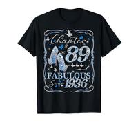 Chapter 89 Fabulous Since 1936 89th Diamond Birthday Queen T-Shirt