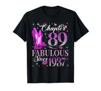 Chapter 89 Fabulous Since 1937 89Th Birthday Gift for Women T-Shirt