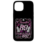 Chapter 89 Fabulous Since 1937 High Heel 89th Birthday Women Case for iPhone 15