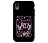 Chapter 89 Fabulous Since 1937 High Heel 89th Birthday Women Case for iPhone XR