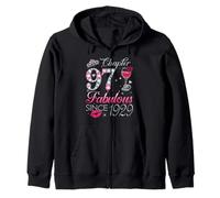 Chapter 97 Fabulous Since 1929 97Th Birthday Gift For Women Zip Hoodie