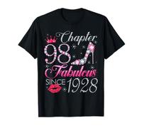Chapter 98 Fabulous Since 1928 98Th Birthday Gift for Women T-Shirt