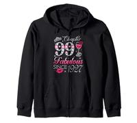 Chapter 99 Fabulous Since 1927 99Th Birthday Gift For Women Zip Hoodie