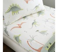Chapter B Dinosaur Double Fitted Sheet Natural