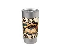 Chapter Before Chatter Graphic Stainless Steel Insulated Tumbler