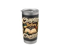 Chapter Before Chatter Graphic Stainless Steel Insulated Tumbler