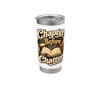 Chapter Before Chatter Graphic Stainless Steel Insulated Tumbler