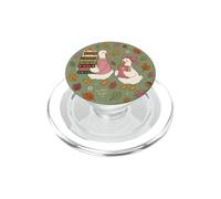 Chapter Bookish Goose Cozy Fall Reading Books Autumn Art PopSockets PopGrip for MagSafe