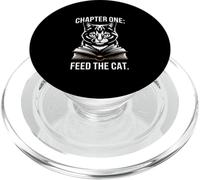 Chapter One Feed The Cat Cute Book PopSockets PopGrip for MagSafe