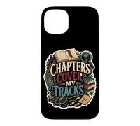Chapters Cover My Tracks Mystery Reader Humor Case for iPhone 13