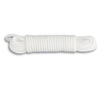 Chapuis - Braided Polypropylene Rope - Synthetic - Indicative Break Resistance 185kg - Diameter 4mm - Length 10m - Leisure and Gardening - White