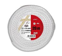 Chapuis FDB1220 Braided Polypropylene Rope - Breaking Strength Indicative 1.4 T - Diameter 12 mm - Length 20 m - White