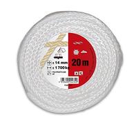 Chapuis FDB1420 Braided Polypropylene Rope - Break Strength Indicative 1, 7 T Diameter 14 mm Length 20 m White
