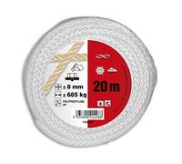 Chapuis FDB820 Braided Polypropylene Rope - Break Strength Indicative 685 kg Diameter 8 mm Length 20 m White