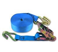 Chapuis gab17 Polypropylene Strap with Ratchet and 2 Hooks Maximum Enclosed Power Supply to use 200 kg Width 35 mm/Length 5 m Blue