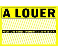 Chapuis PSR1 Adhesive PVC Sign 275 x 190 mm for Rent