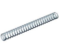 Chapuis RSC8 Set of 6 compression springs - Galvanised steel - Indicative working load 4 kg - Diameter 6 mm - Length 60 mm, Grey, Set of 6 pieces, Silver