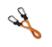 Chapuis - Sandow with linguet carabiner at each end - Indicative breaking strength 50 kg - Diameter 8 mm - Length 80 cm - Orange