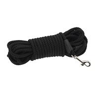 CHAPUIS SELLERIE Black Polypropylene Dog Lead 8mm Diameter 10m Length Small