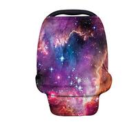 chaqlin 3D Starry Sky Carseat Cover Baby Girl,Soft Stretchy Nursing Scarf,Infant Stroller Cover for Car Seat Canopies,High Chair,Shopping Cart, Baby Shower Gift