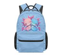 chaqlin Axolotl Backpack Kids School Bags for Girls Cherry Blossoms Daypacks Rucksacks Age 8-12 Years Children Students Book Bags for Secondary School