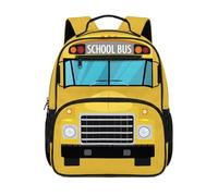 chaqlin Bus School Bag for Boys Backpack 13 Inch Rucksack for Kids Back to School Backpack Daypack Boys Age 4-6 Years Bookbags for Preschool Kindergarten