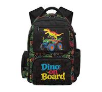 chaqlin Dinosaur Kids School Bag Koala Backpack 17 Inch Daypack for Boys Back to School Backpack Age 8-12 Years Flip Bookbags for Primary Elementary School