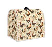 chaqlin Farm Chicken Stand Mixer Dust-Proof Cover for Kitchen Aid Mixer, 2 Pockets for Kitchen Appliance Accessories,Water-Resistant Stand Mixer Cover,Universal Fit Coffee Maker Blender Juicer