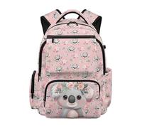 chaqlin Kids School Bag Koala Backpack 17 Inch Daypack for Boys Back to School Backpack Age 8-12 Years Flip Bookbags for Primary Elementary School