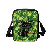 chaqlin St Patrick Day Girls Messenger Tote Bag Ghost Crossbody Bag Mini Purse Zipper Wallet for Women Travel Shoulder Handbags Zipper Wallet Sling Satchel