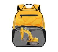 chaqlin Tractor Rucksacks School Bags for Boys Cute Bookbags Back to School Boys Backpack 13 Inch Student Bookbags Age 4-6 Years Rucksacks for Preschool