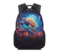 chaqlin Wolf Backpack for Girls School Bag Kids Backpack Cute Rucksacks 17 Inch Bookbags Students Secondary School Bag with Compartments