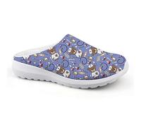 chaqlin Women Ladies Mesh Slipper Cute Nurse Bear Print Beach Sandals Breathable Slip-on Water Shoes Summer Sport Sneaker Size EU 37