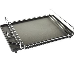 Char-Broil 140 515 - Cast Iron Side-Burner Griddle (Plancha)., Black, 37x25.4x2